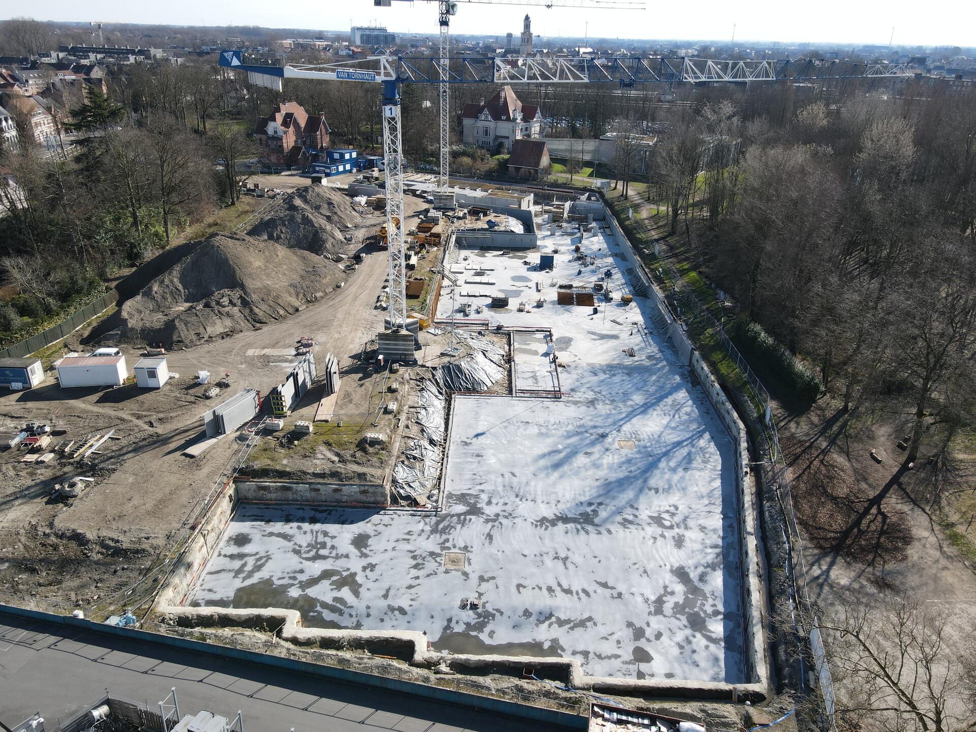 Construction Site Top View
